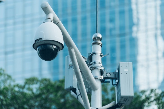 Professional CCTV security camera installation